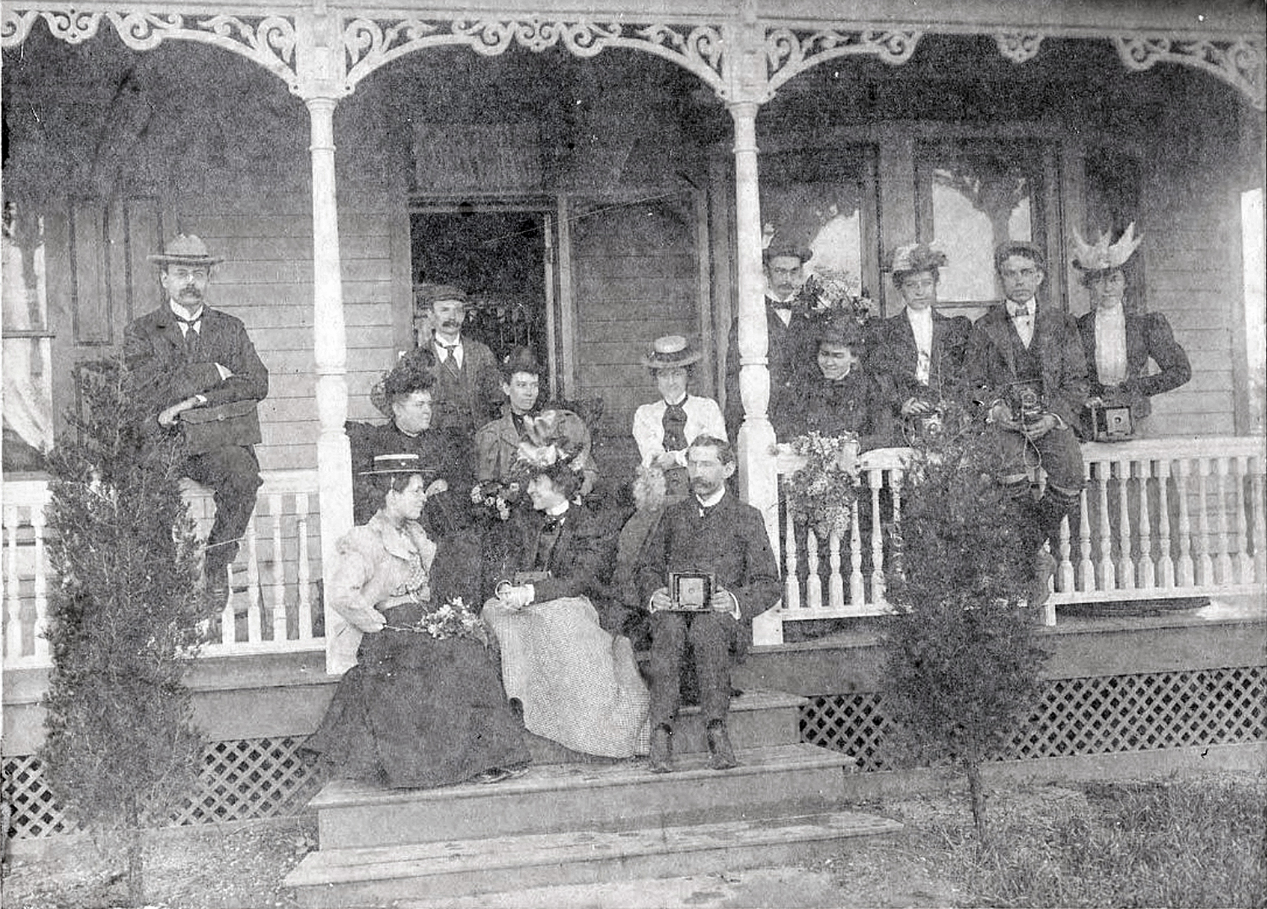 Atlantic City - Apparently a gathering of the camera club - c 1910 or so