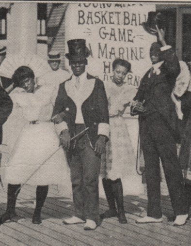 Atlantic City - Cake Walkers at youngs Pier - Detail