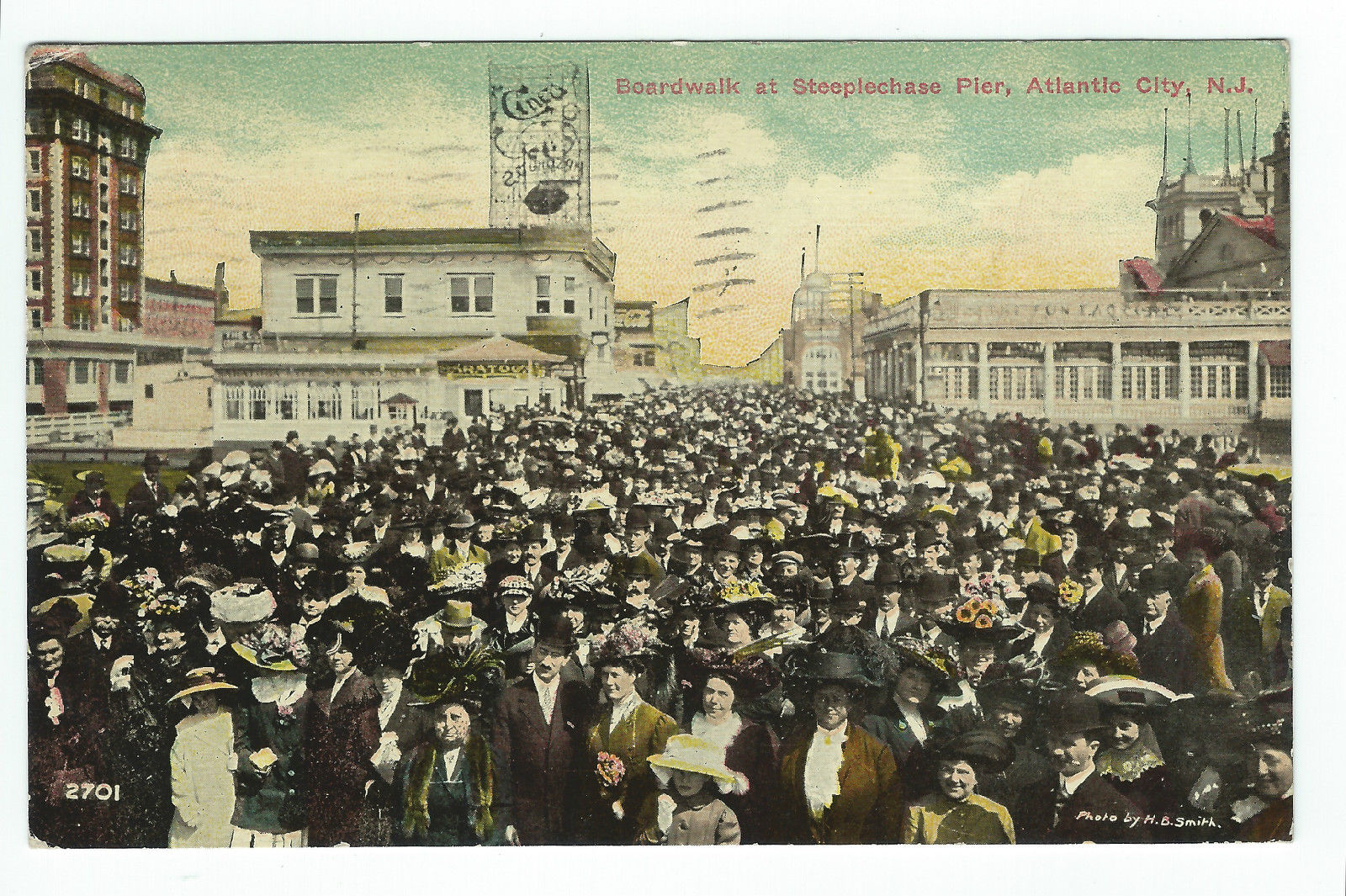 Atlantic City - Crowd scene at Steeplechase Pier