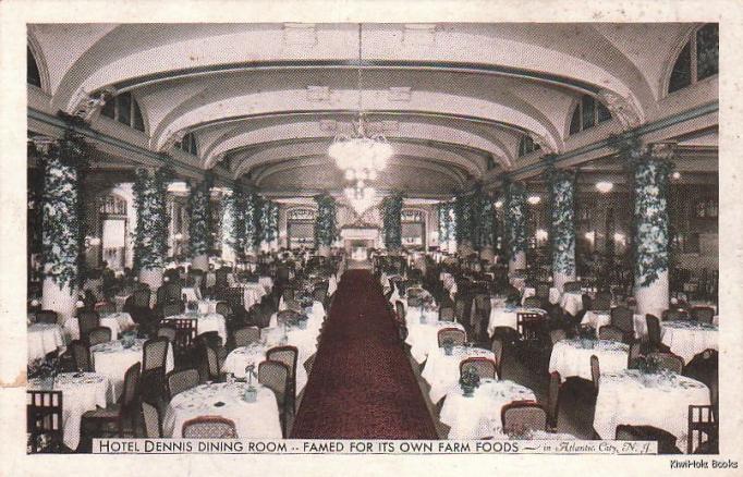 Atlantic City - Dining room at the Hotel Dennis