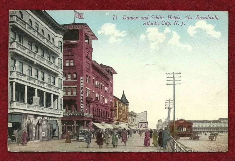 Atlantic City - Dunlop and Schlitz Hotels