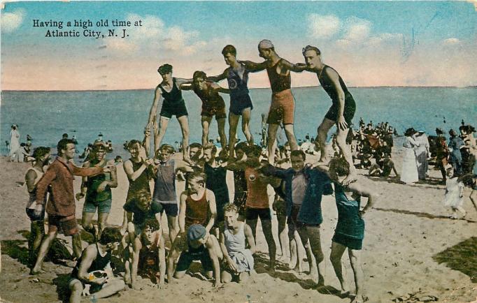 Atlantic City - Having a high old time - c 1910s or so