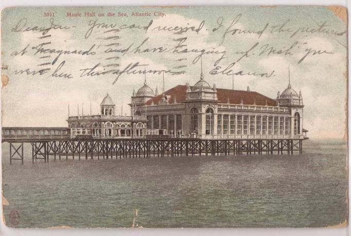 Atlantic City - Music Hall on the Sea - 1911