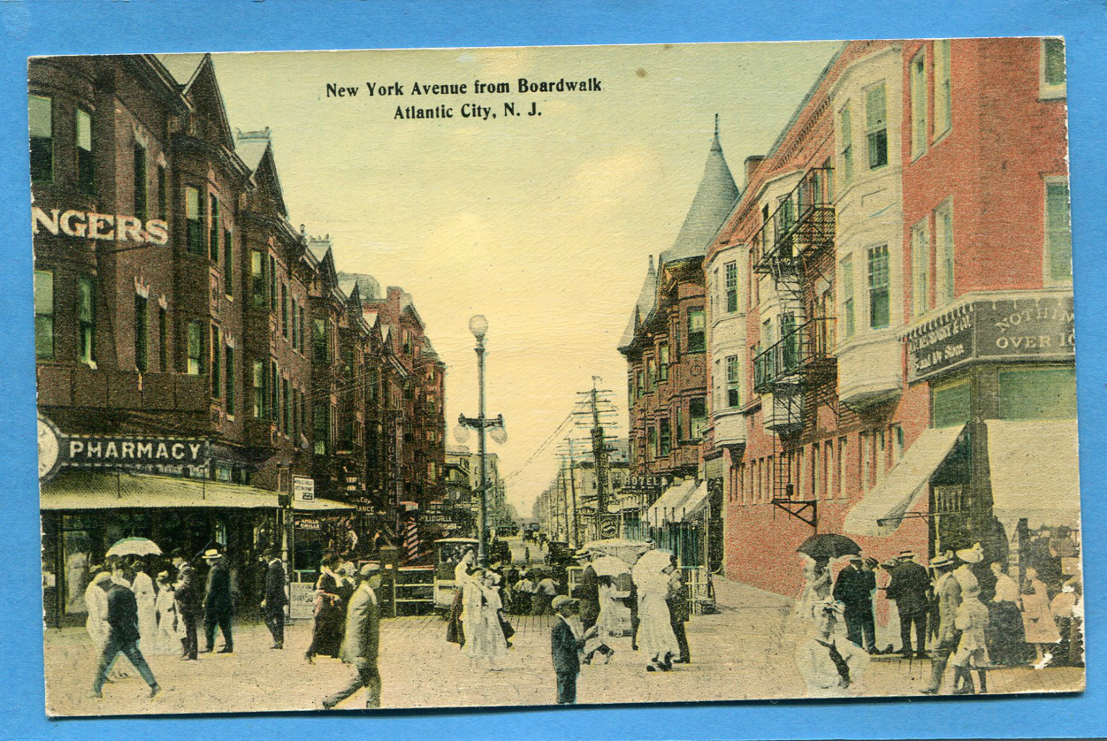 Atlantic City - New York Avenue at the boardwalk