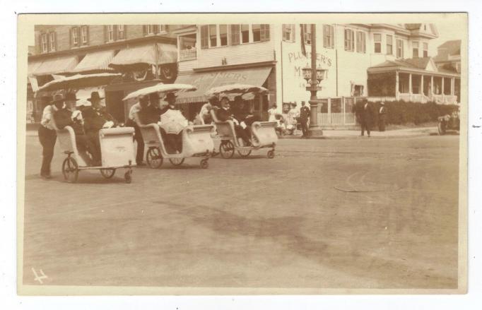 Atlantic City - Plummers Market rolling chairs etc