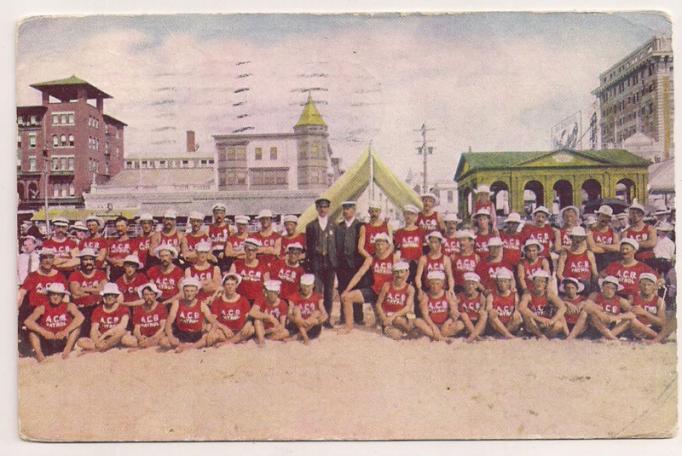 Atlantic City - Possibly the Beach Patrol - c 1905