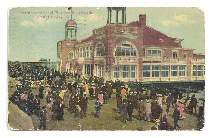 Atlantic City - Steel Pier - c 1910