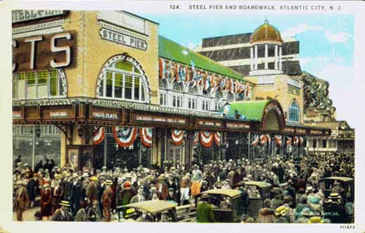 Atlantic City - Steel Pier crowds