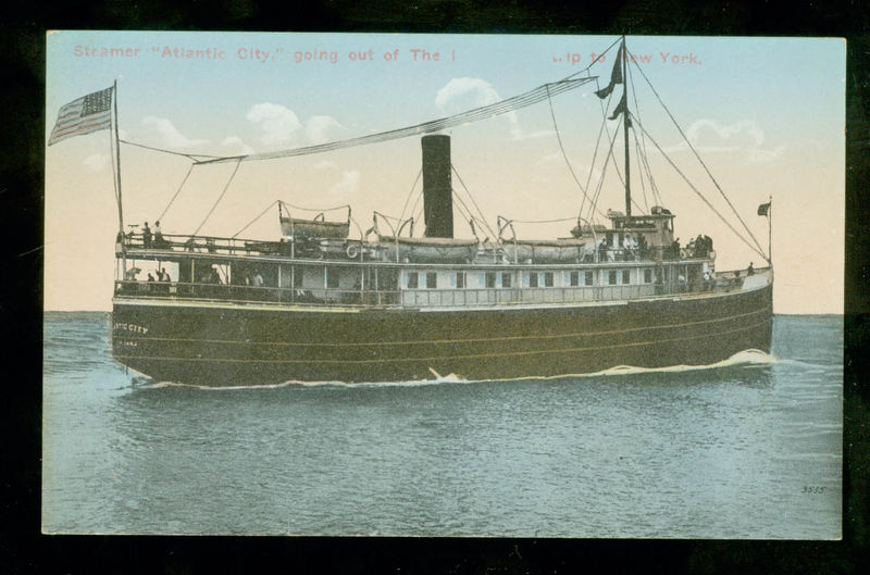 Atlantic City - The SS Atlantic City en route to New York - 1910s