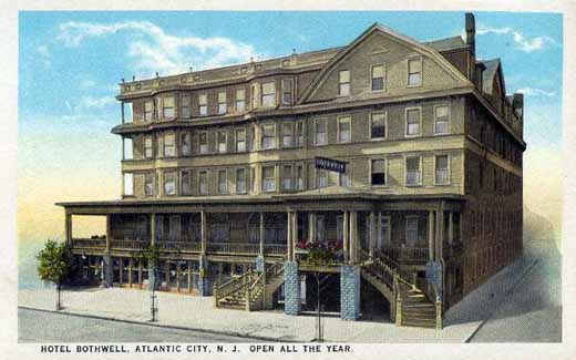 Atlantic City - view of Hotel Bothwell