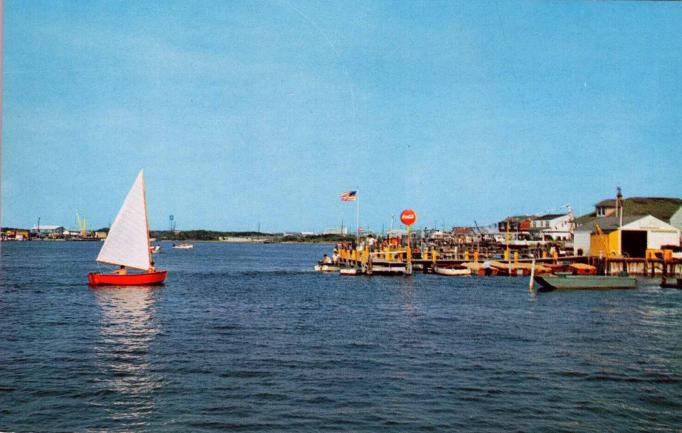 Brigantine - Boating and fishing at Bonita Causeway