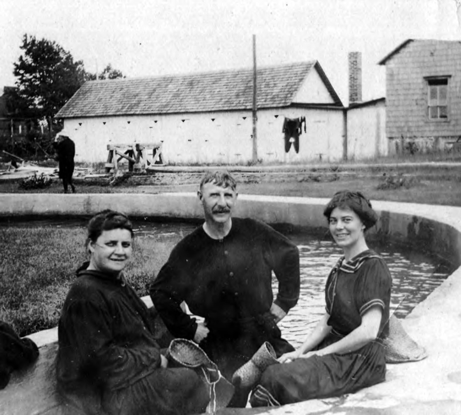 Egg Harbor City - Bathers at the Serpentine Creek