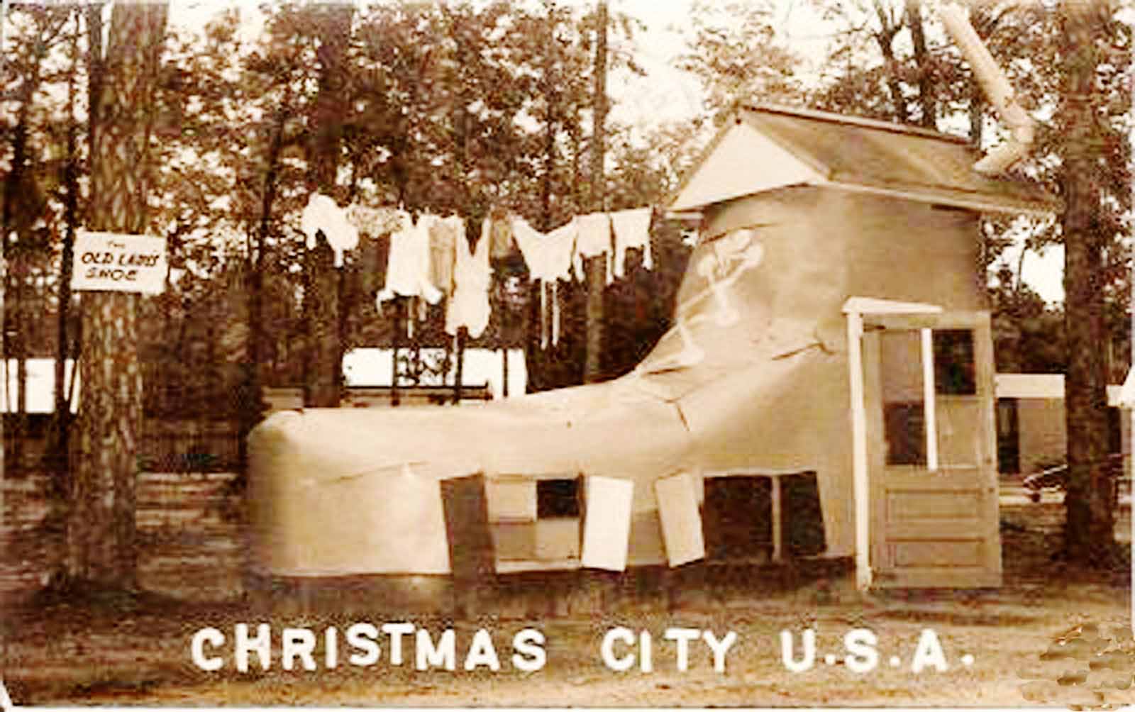 Egg Harbor City - The Old Womans Shoe at Storybook Land