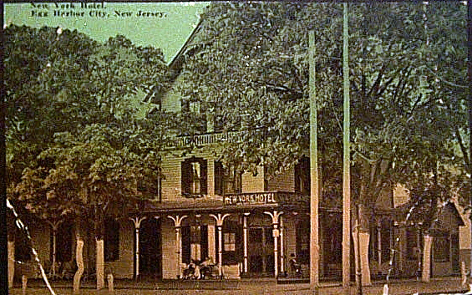 Egg Harbor City - View of the New York Hotel - c 1910