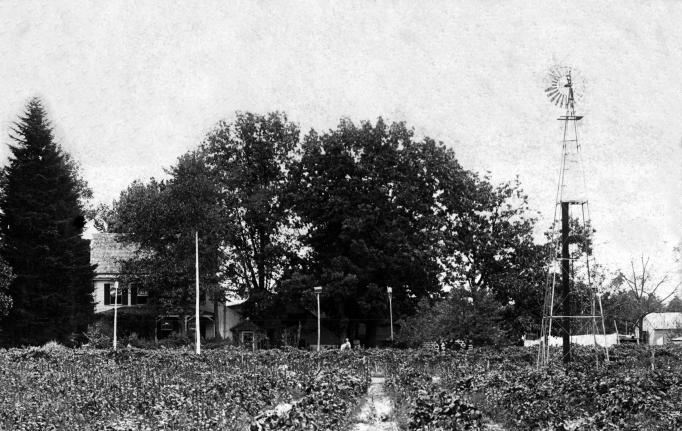 Egg Harbor City - the Saalman Farm The owner was Captain Charles Saalman was a veteran of the US Civil War - c 1910