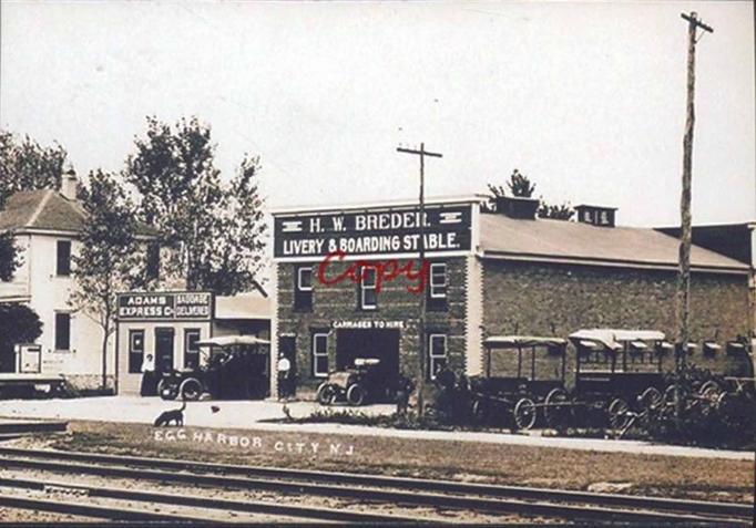 Egg Haror City - Downtown street - c 1910-10s