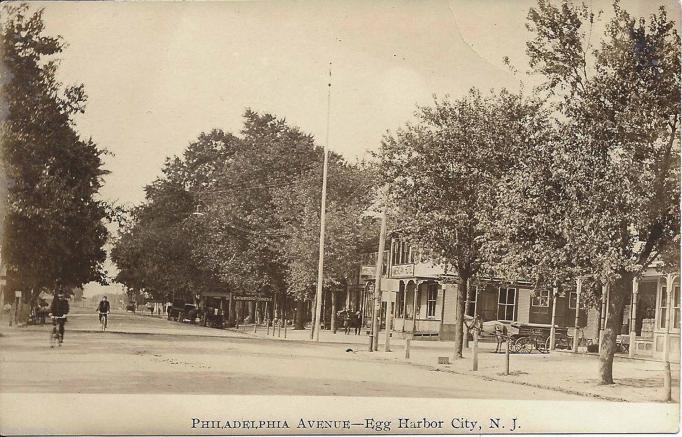 egg harbor city - americcan hotel on philadelphia avenue - max Kirscht - c 1910