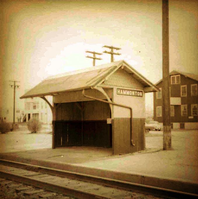 Hammonton - Said to be  the Reading Sesashore line passenger shed - 1965