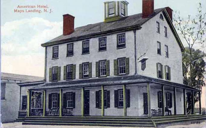 Mays Landing - American Hotel - 1923