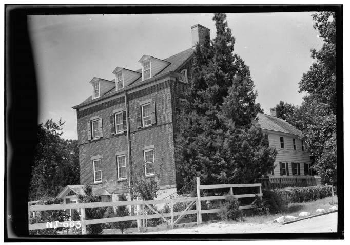 Port Republic - Franklin Inn and Store - Church Lane and Main Street - Exterior - Southwest Corner - R Merritt Lacey Photographer - August 8 1940 - HABS