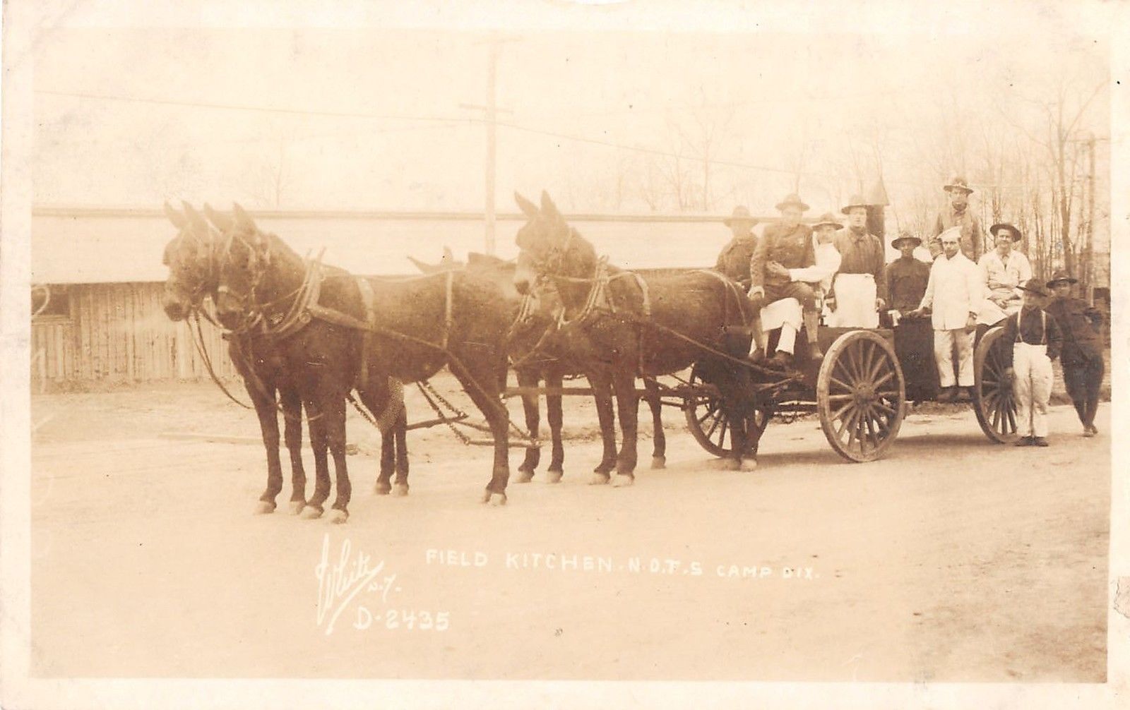 Camp Dix - A Field Kitchen - probably 1917-18