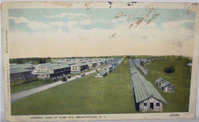 Camp Dix - A general view - c 1920