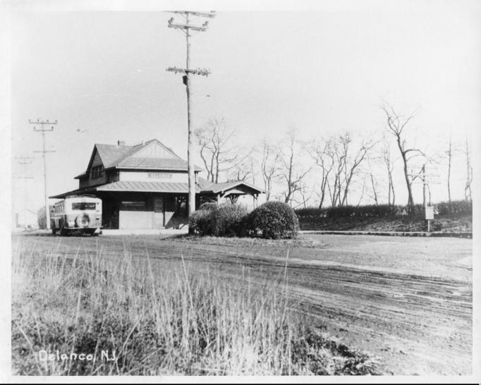 Delanco - Railroad station - 1950s or so