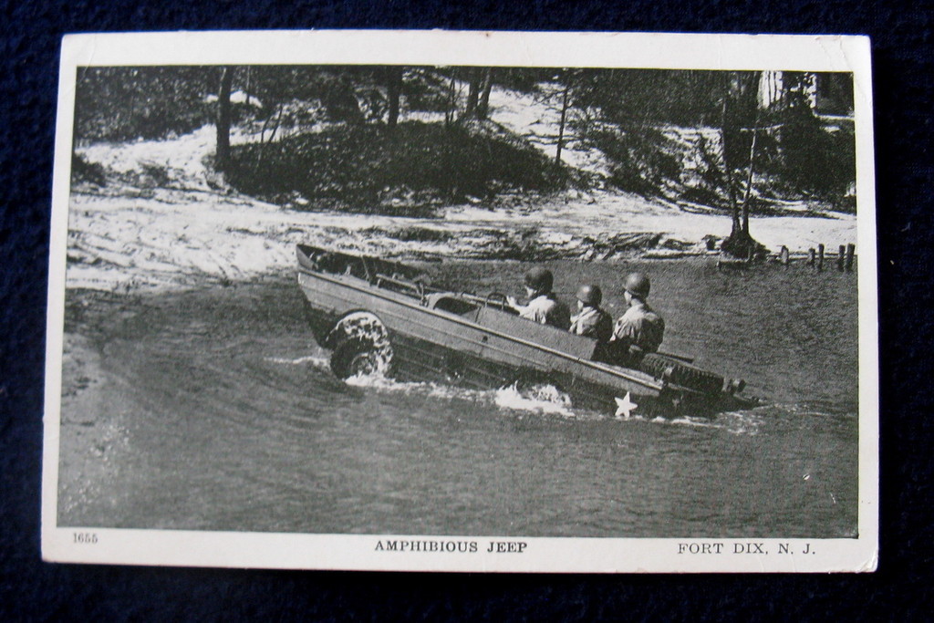 Fort Dix - Amphibious jeep