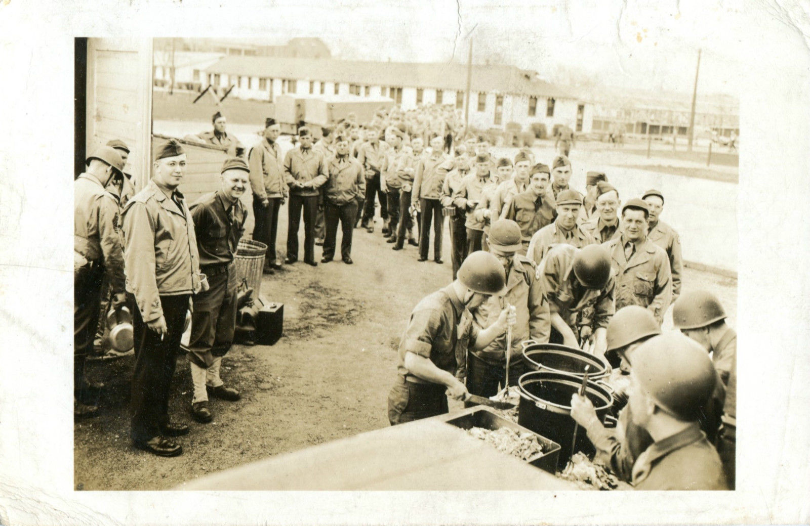 Fort Dix - Chow line - WII