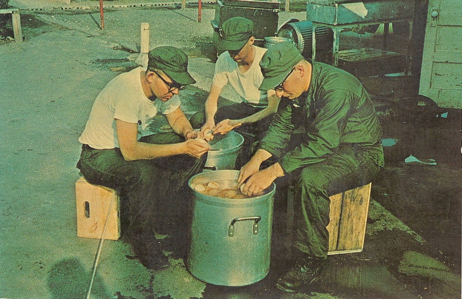 Fort Dix - Peeling Potatoes