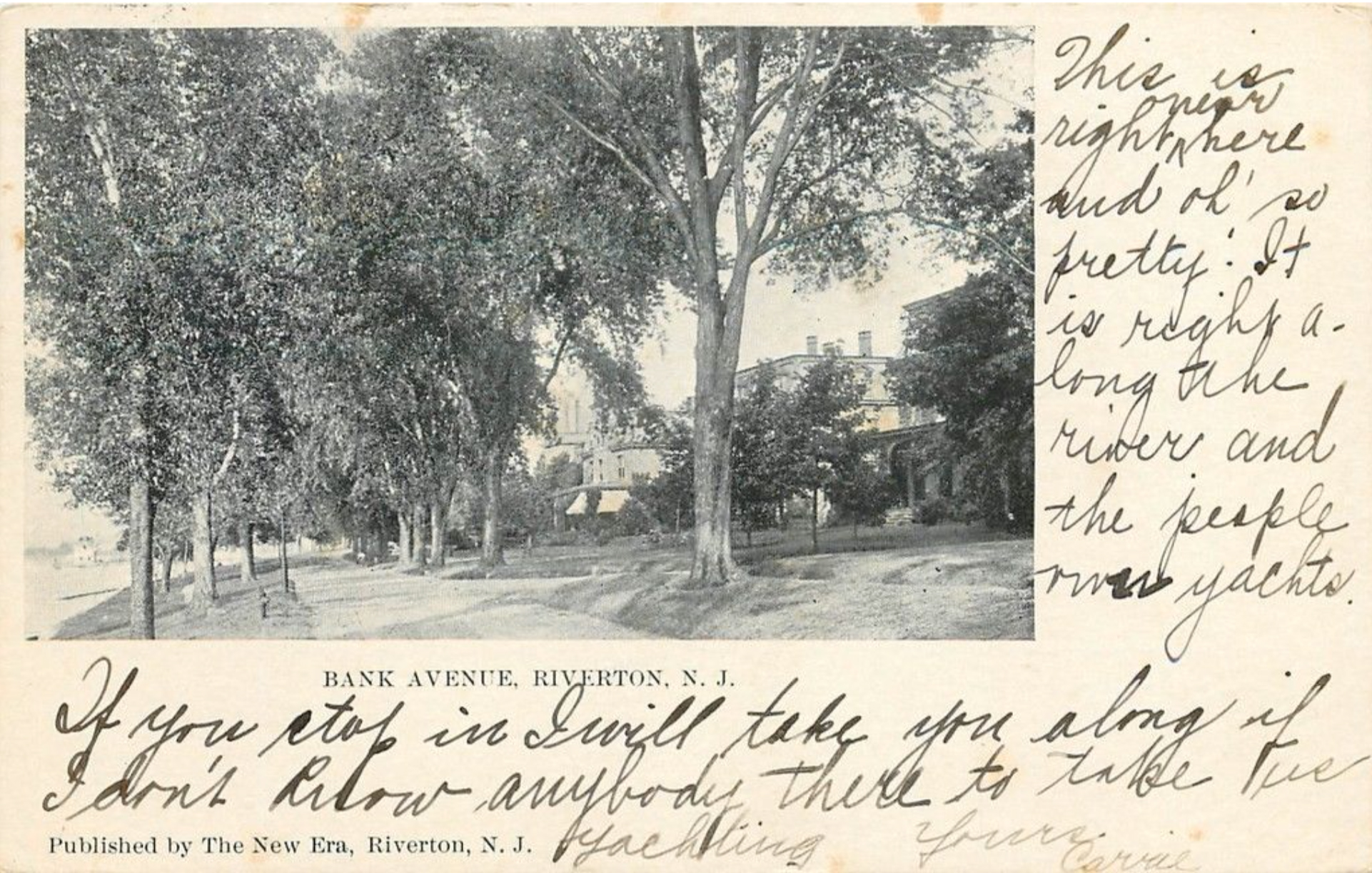 Riverton - Bank Avenue - 1908