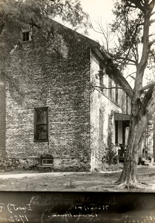 35. John Ridgway House, on obscure road leading from Monmouth Road to Columbus-Georgetown Road, Georgetown vicinity, Springfield Twp., 1753