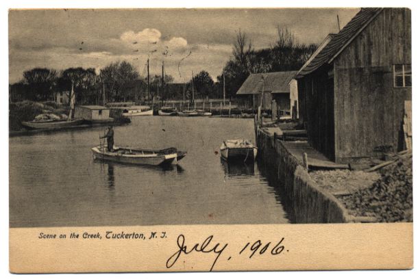 810Tuckerton - A scene on the creek - 1900s