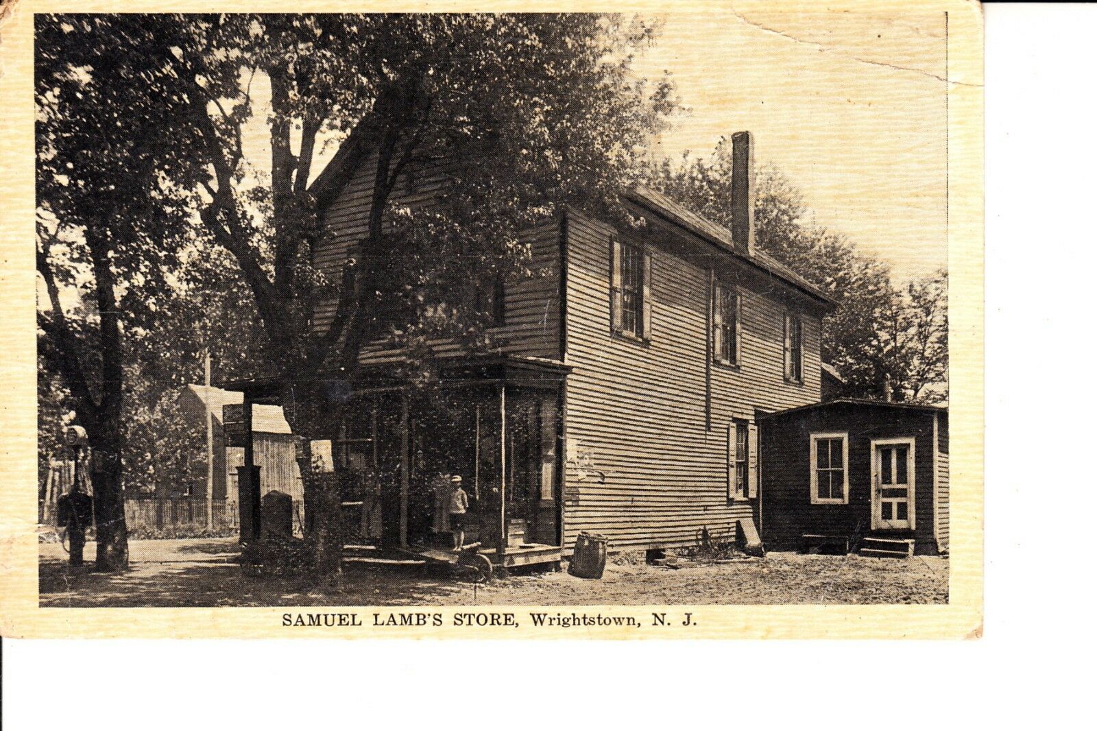 Wrightstown - Samuel Lamb's General Store - 1915