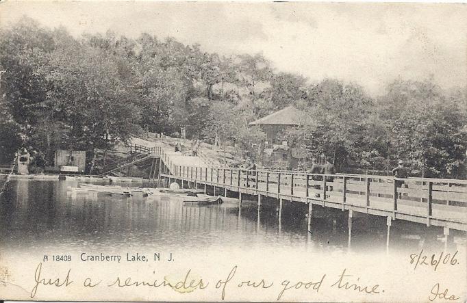 Cranberry Lake - Bridge and walkway - 1906