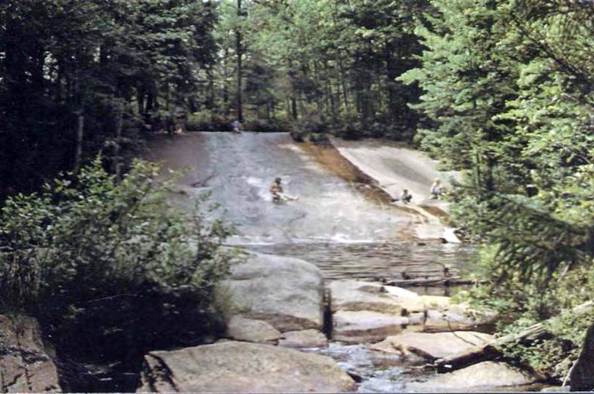 Cranbury Lake - Sliding Rock on 6 Mile Creek