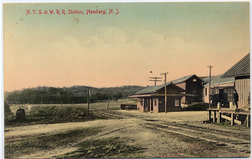 Hamburg - NYS and W RR Station - 1908