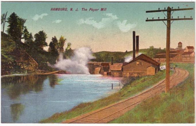 Hamburg - The Paper Mill - 1909