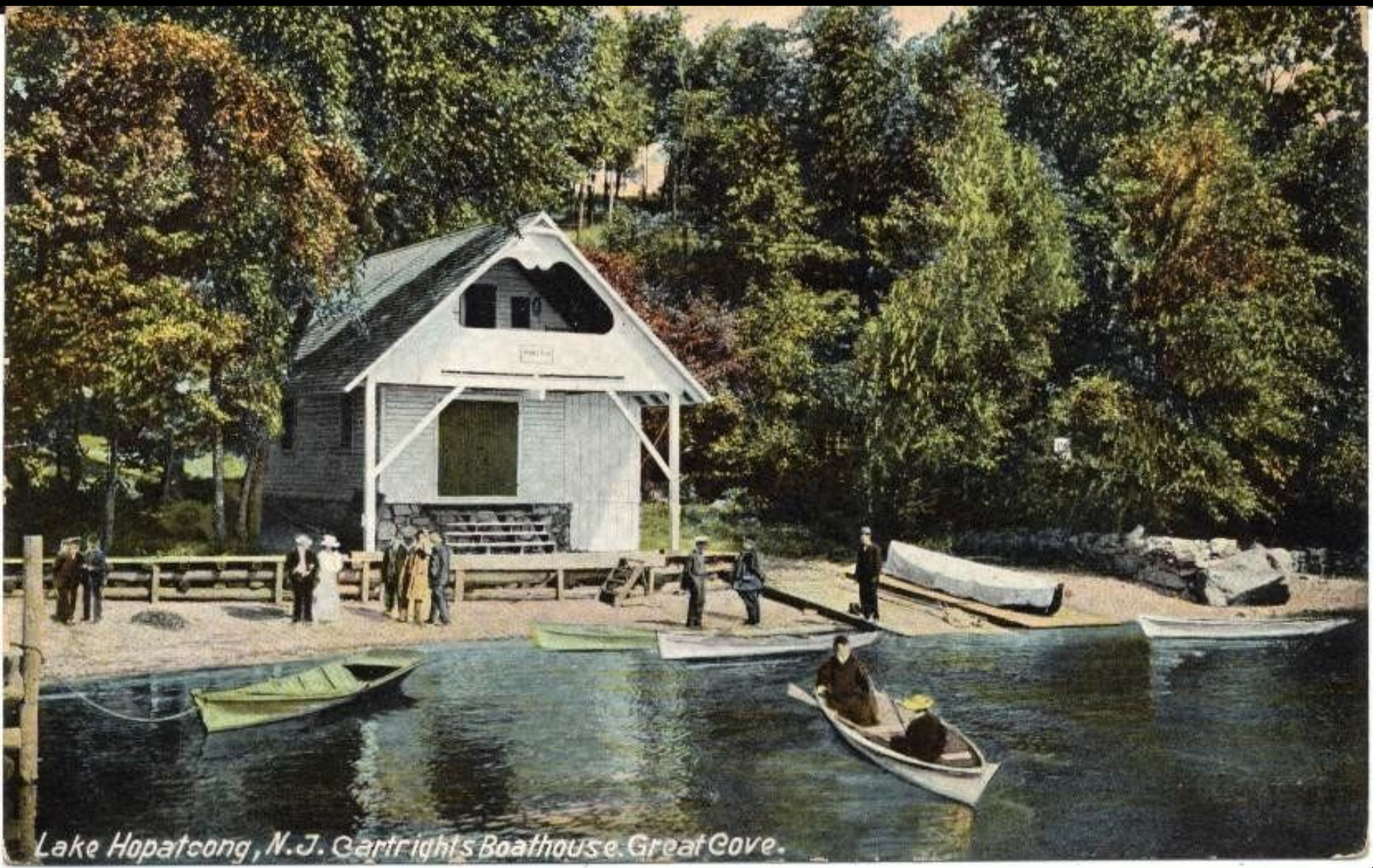 Lake Hopatcong - Cartwrights Boathouse at Great Cove