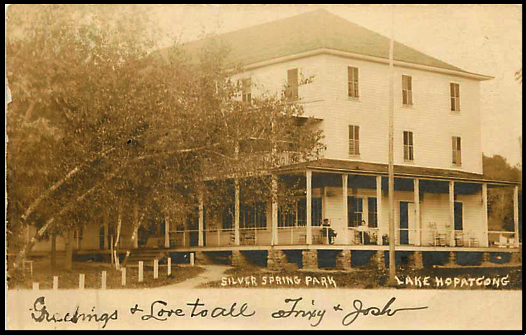 Lake Hopatcong - Silver Spring Park - 1908