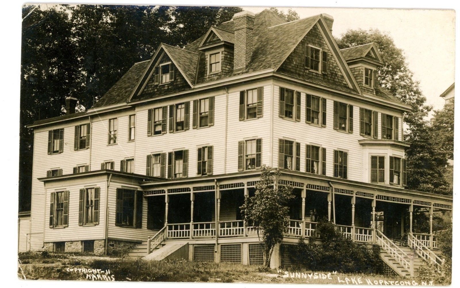 Lake Hopatcong - Sunnyside Hotel view - c 1910