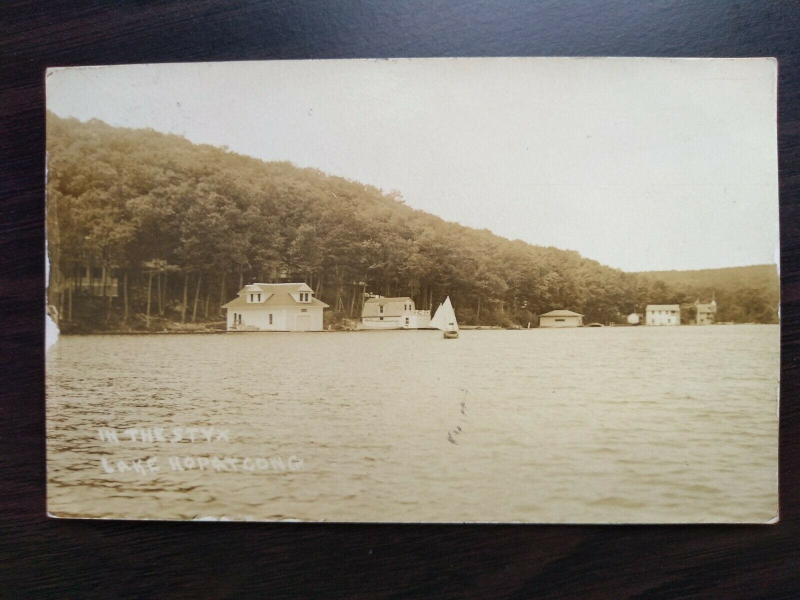 Lake Hopatcong - View along The Styx - 1909