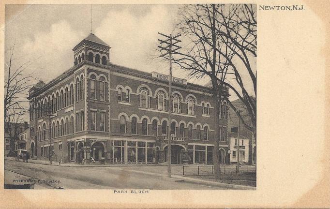 Newton - The Park Block - c 1910