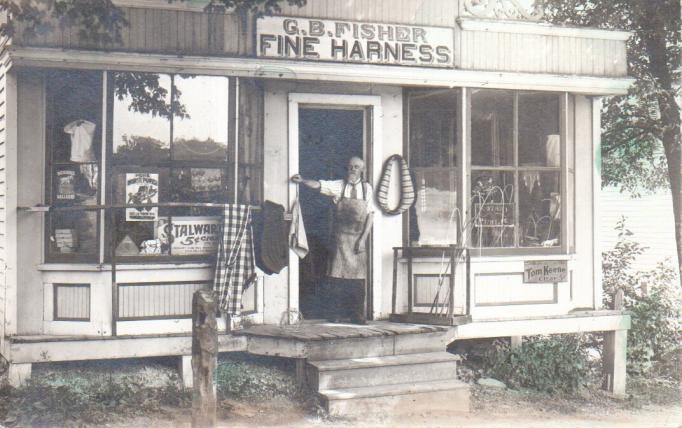 Sparta - G B Fisher Harness Store - c 1910