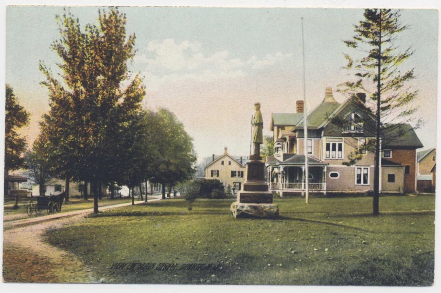 Sparta - View on Main Street - 1917